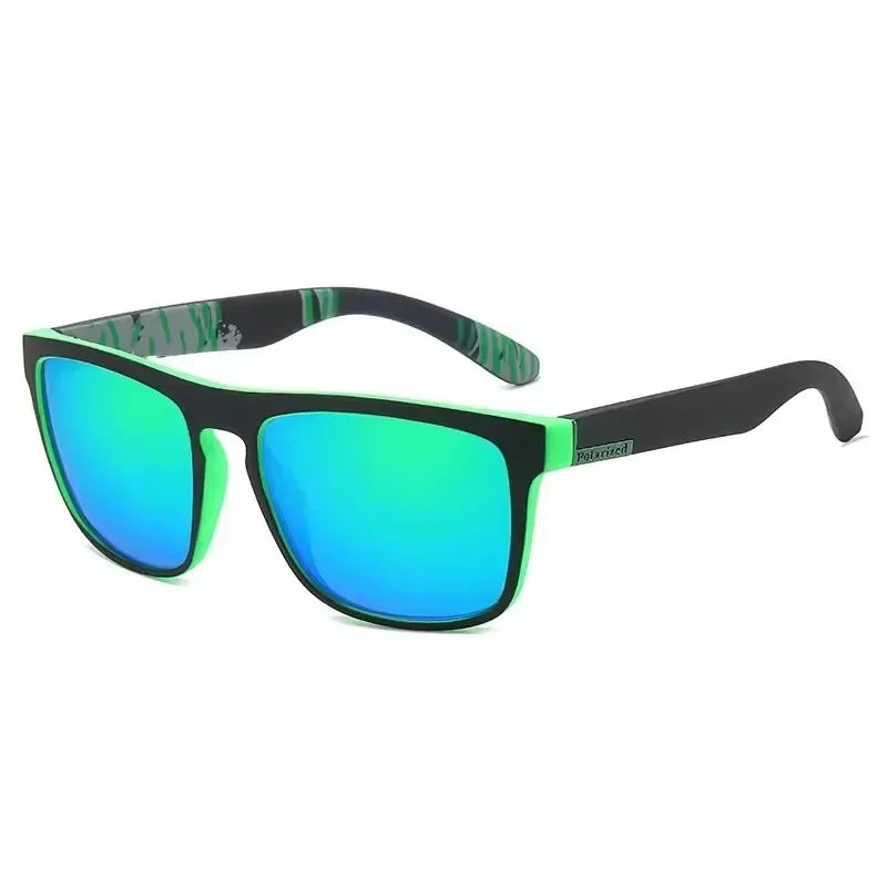 Fashion Sports Sunglasses Polarized UV Protection Personalized Glasses Square Frame Metal Men's And Women's UV400 Eyewear