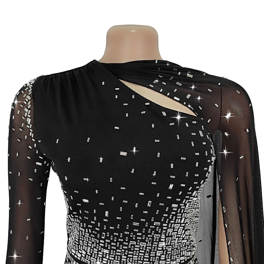 African Dresses For Women 2025 New Elegant Africa Clothing Turkey Wedding Party Long Dress Luxury rhinestone party dress Outfits
