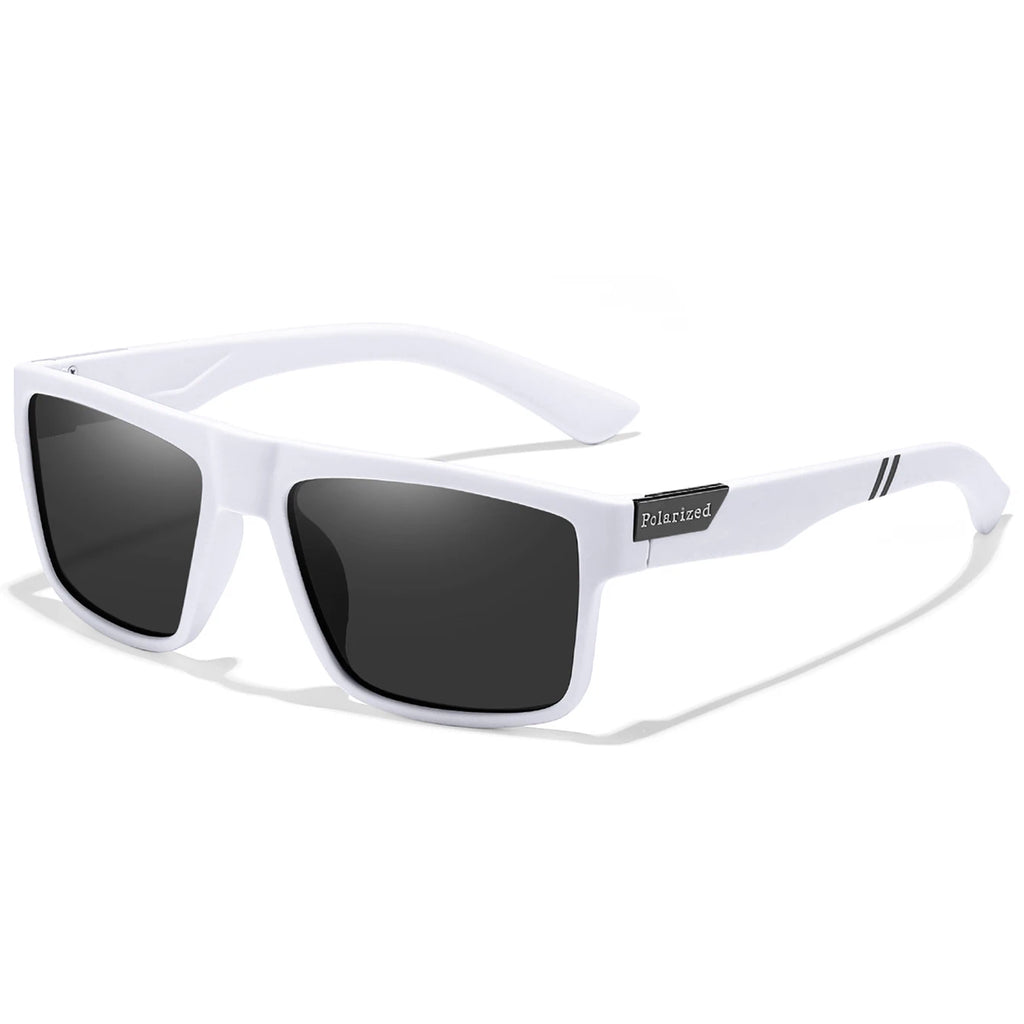 Retro Style Square Frame Polarized Cycling Sunglasses Men Night Vision Car Driving Sunglass Dirt Bike Motorcycle Glasses UV400