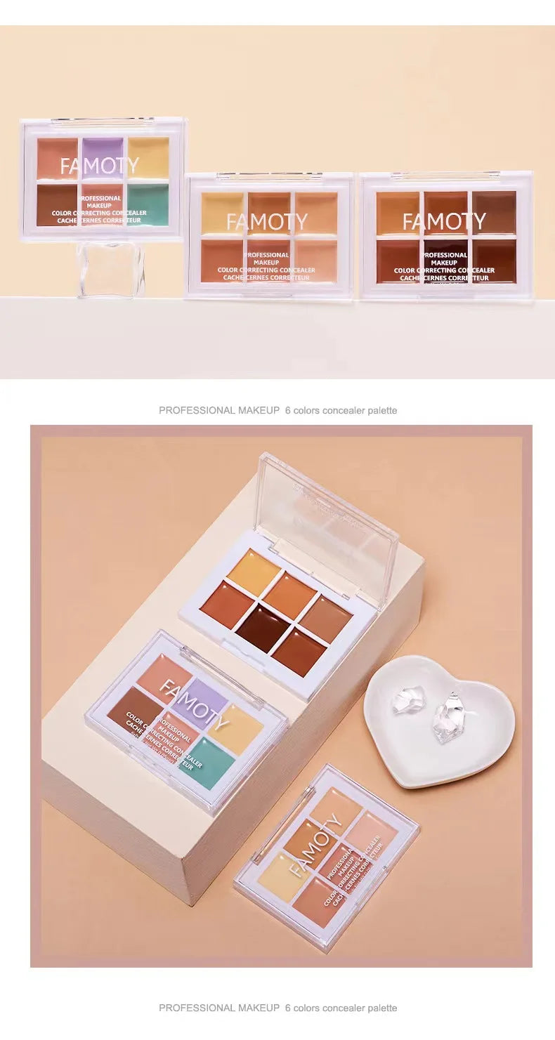 Nine-tone Concealer Spotty Acne Print Dark Eye Circles Tear Gap Brightening Skin Tone Lasts Forever