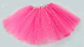 Kids Baby Star Glitter Dance Tutu Skirt For Girl Sequin 3 Layers Tulle Toddler Pettiskirt Children Chiffon 2-8T