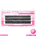 Individual Lashes 8-16mm 160pcs Cluster Lashes Natural Look Mixed Tray DIY Eyelash Extension Volume Lash Clusters Eyelashes