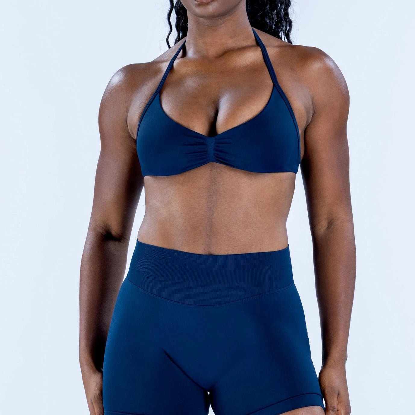 2pcs impact Gym Set Women DFNNYE strappy Yoga Fitness outfits Bra Top sportswear Workout Seamless Shorts Sports Suits  sets