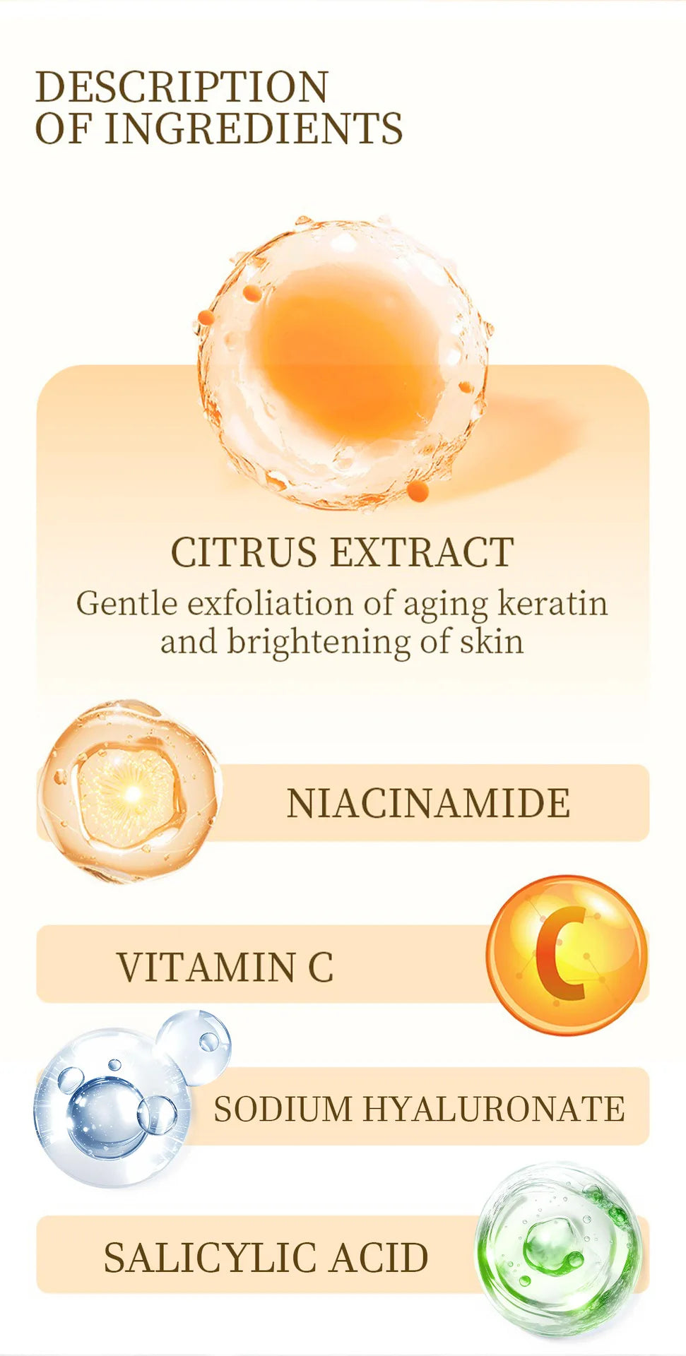 Orange Exfoliating Gel 50g, Exfoliation, Dead, Removal Deeply Cleansing, Long-Lasting,Moisture Cleanses Pores,Safe for Full Body