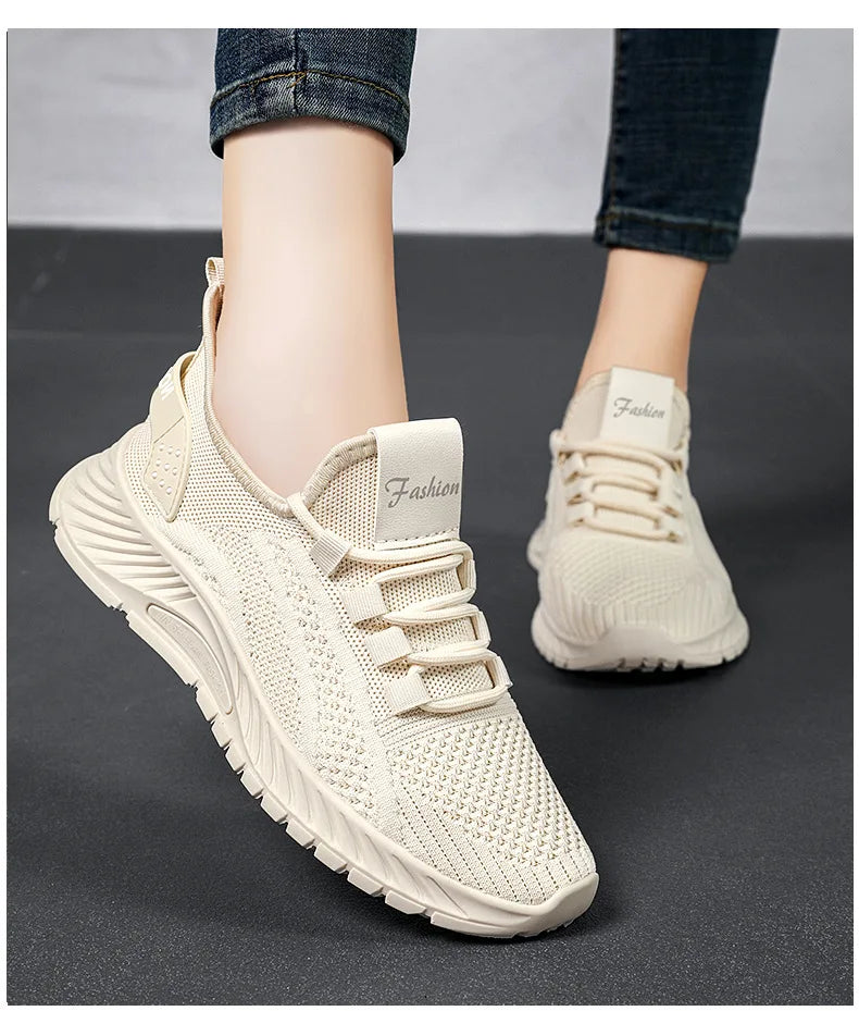 Women's Shoes Summer 2025 Casual Sneakers Breathable Mesh Lightweight Affordable Free Shipping
