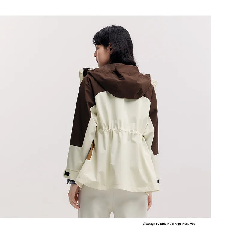 Semir Protective Outerwear Women 2025 New Spring Three-Proof Spring Outfit Warm Fashionable Jacket