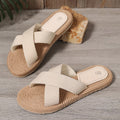 Women Summer Indoor Slippers Soft EVA Sole Light Weight Female House Shoes Anti-slip Plus Size Girls Leisure Home Beach Slides
