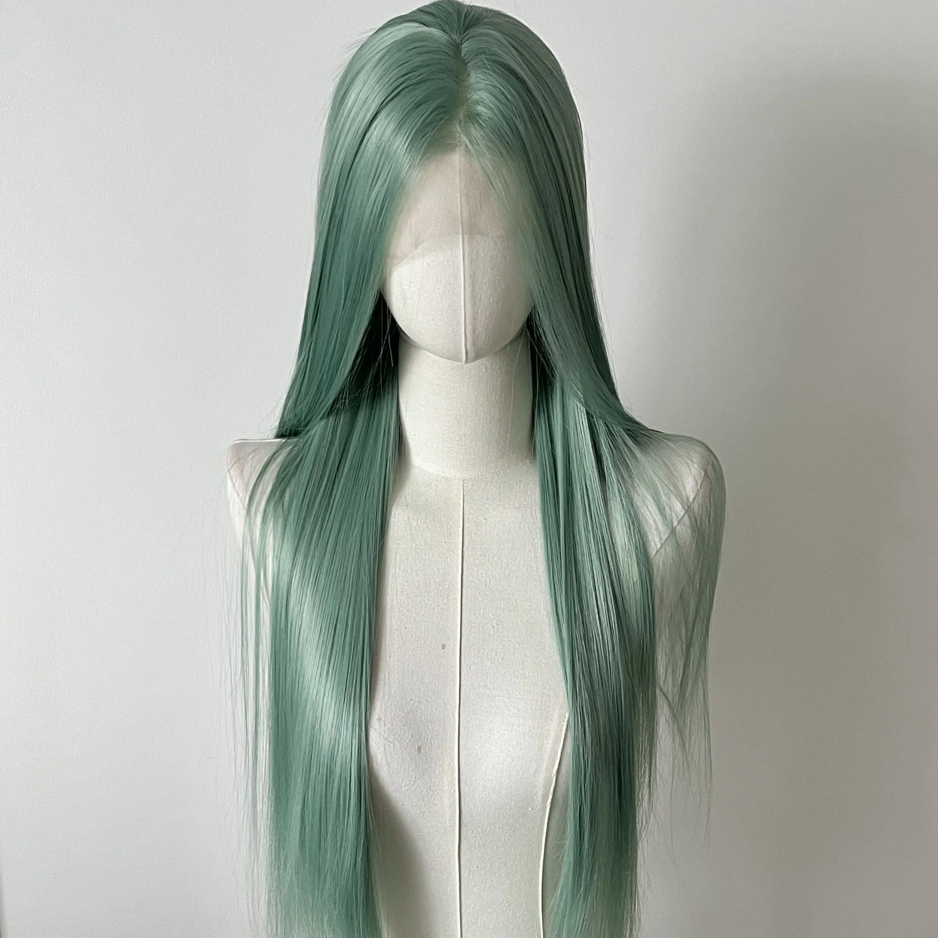 Ashely Platinum Blonde Wig 26inch 13x4 Lace Front Wig Long Straight Synthetic Lace Wigs High temperature Fibers for Cosplay