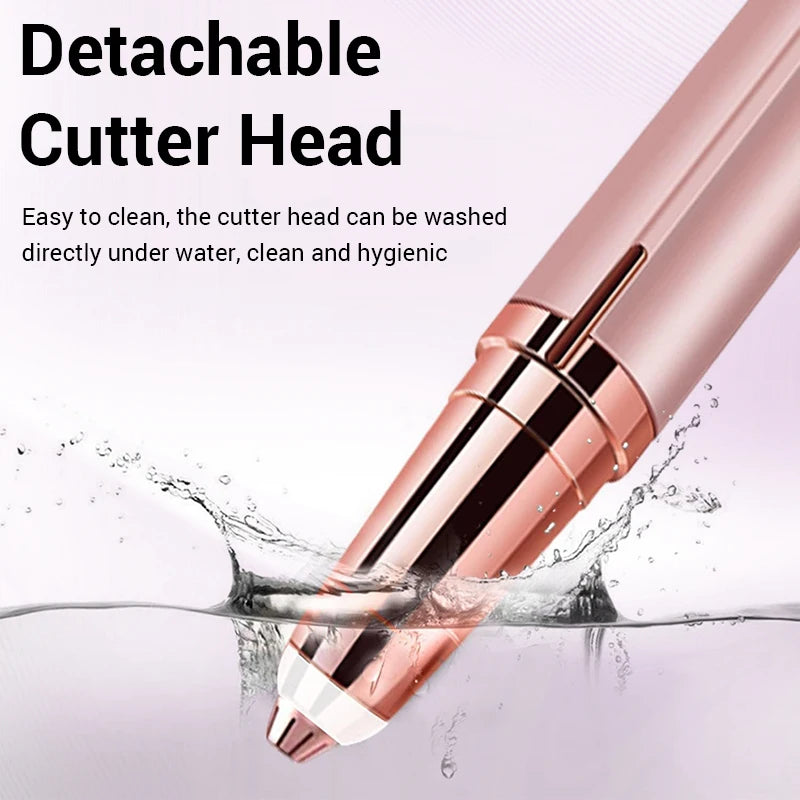 Electric Eyebrow Trimmer Security Hair Removal Eye Brow Epilator USB Charger Mini Shaper Shaver Hair Removal Painless Beauty