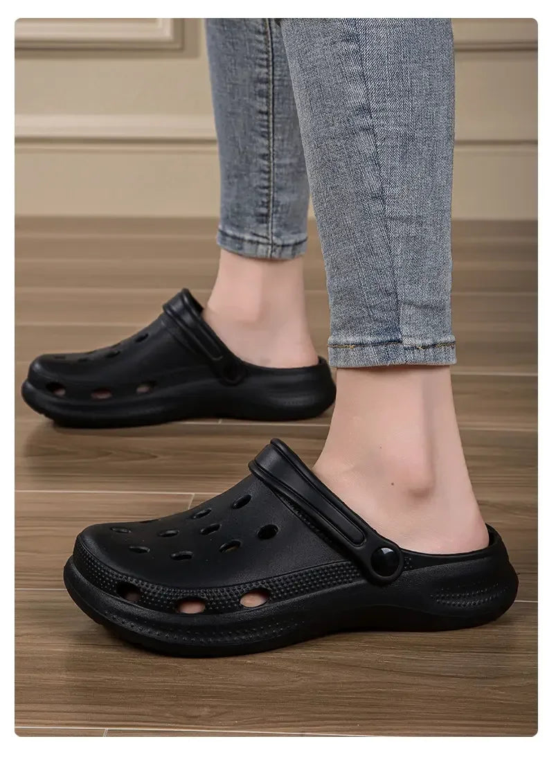 Summer Men Clogs Sandals Men's and Women's Leisure Slippers Beach Slides Home Garden Shoes Outdoor Sandals Plus Size 46 47 48