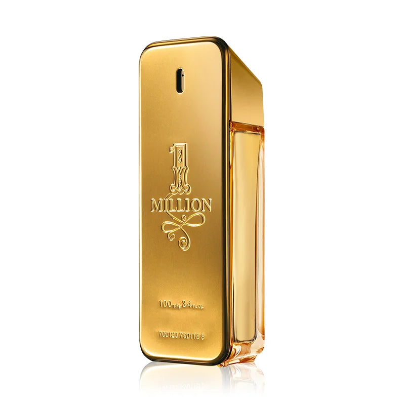 Paco Rabanne 1 Million for Men Eau de Toilette Spray 3.4 oz Spicy Cinnamon Citrus Amber Leather 24 Hour Long Lasting Cologne