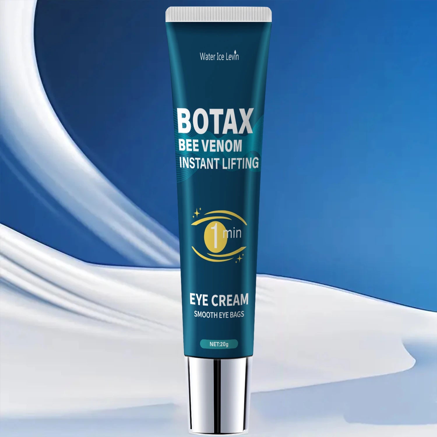 Eye Firming Gel, Fades Fine Lines, Contains Caffeine, Retinol and Hyaluronic Acid, Moisturizes and Tightens Skin, Alcohol-Free
