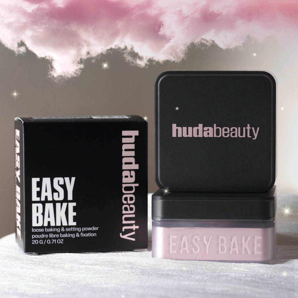 Huda Beauty Loose Powder Baked Setting Long Lasting Control Oil Formal Makeup Powder Face Matte Waterproof Brightening Concealer