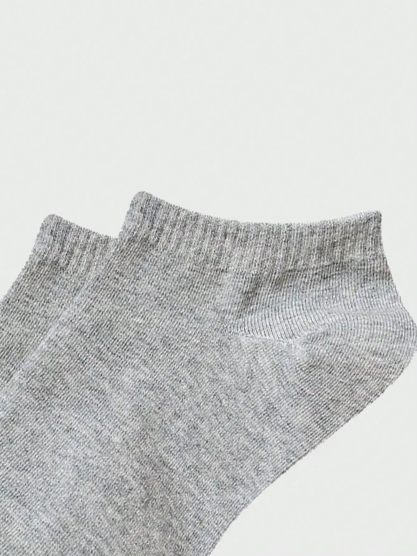 5/10/15 pairs of unisex boat socks, casual black, white and gray men's business socks, sweat-absorbent breathable