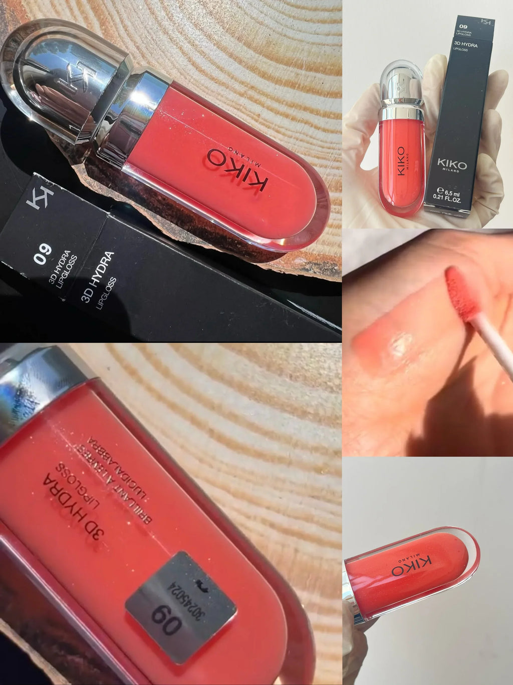 KIKO 3D Liquid Lip Glaze Transparent Lip Gloss Mirror Lipstick Nourishing Glossy Full Lips Not Fading Milk Tea Bean Paste Makeup