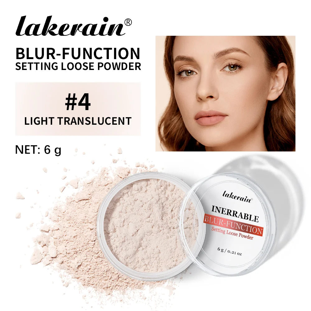 Loose Baking Setting Powder Long Lasting Oil Control Natural Face Matte Waterproof Brightening Loose Powder Makeup Cosmetics