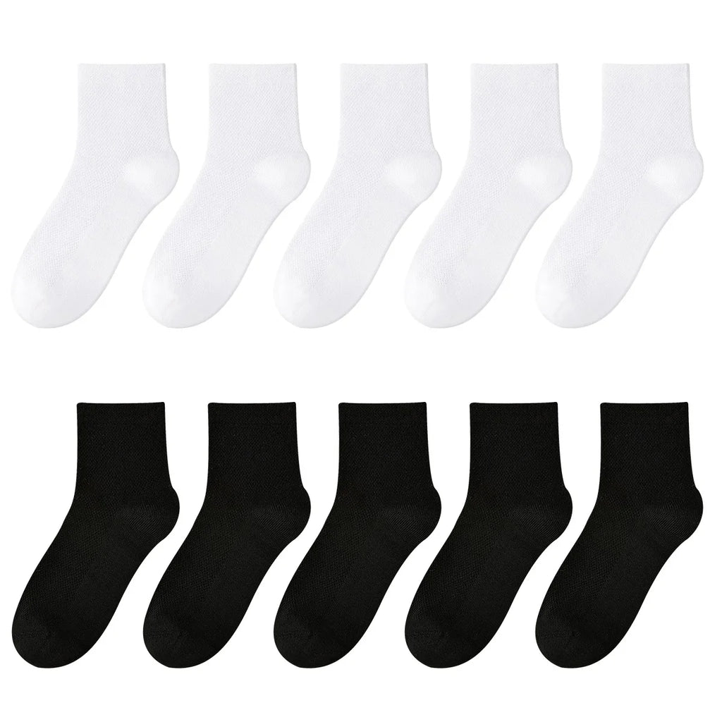 Children's Pure Cotton Mesh Boneless Summer Thin Ankle Socks OEKO-TEX Certified Safe for Kids Boys and Girls for School and Home