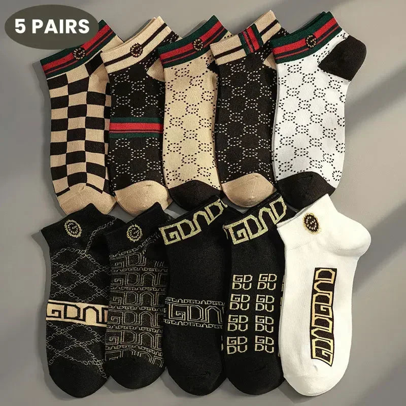 10/20 pcs Men's Thin Breathable Low-Cut Socks - Anti-Odor, Moisture-Wicking, Lightweight, Comfortable & Versatile for Daily Wear