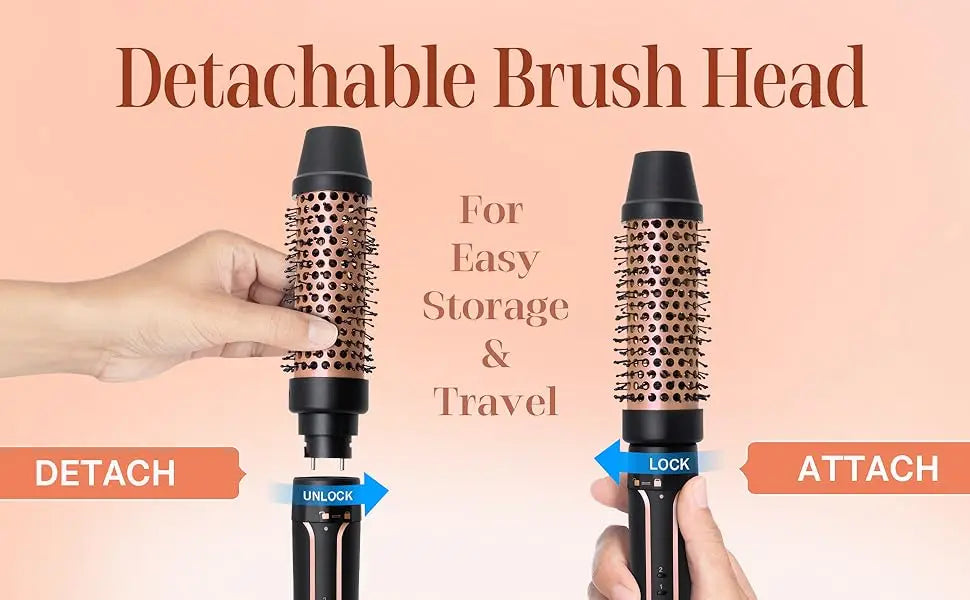 Curling Iron Set 6-in-1 Hair Curler with 3 Barrel Hair Crimper, Hair Straightener - Waver Heating Styling Tools for Women