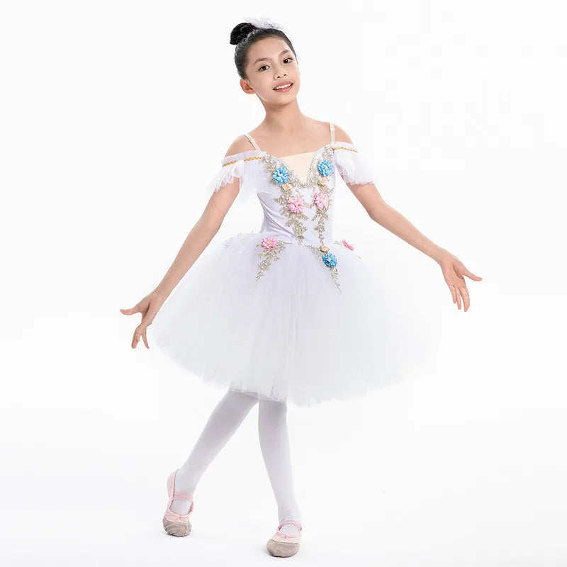 Children's Ballet Skirt, Girls' Dance Skirt, Ballet Performer Clothing, Children's Dance Skirt, Stage Performance Group Clothing