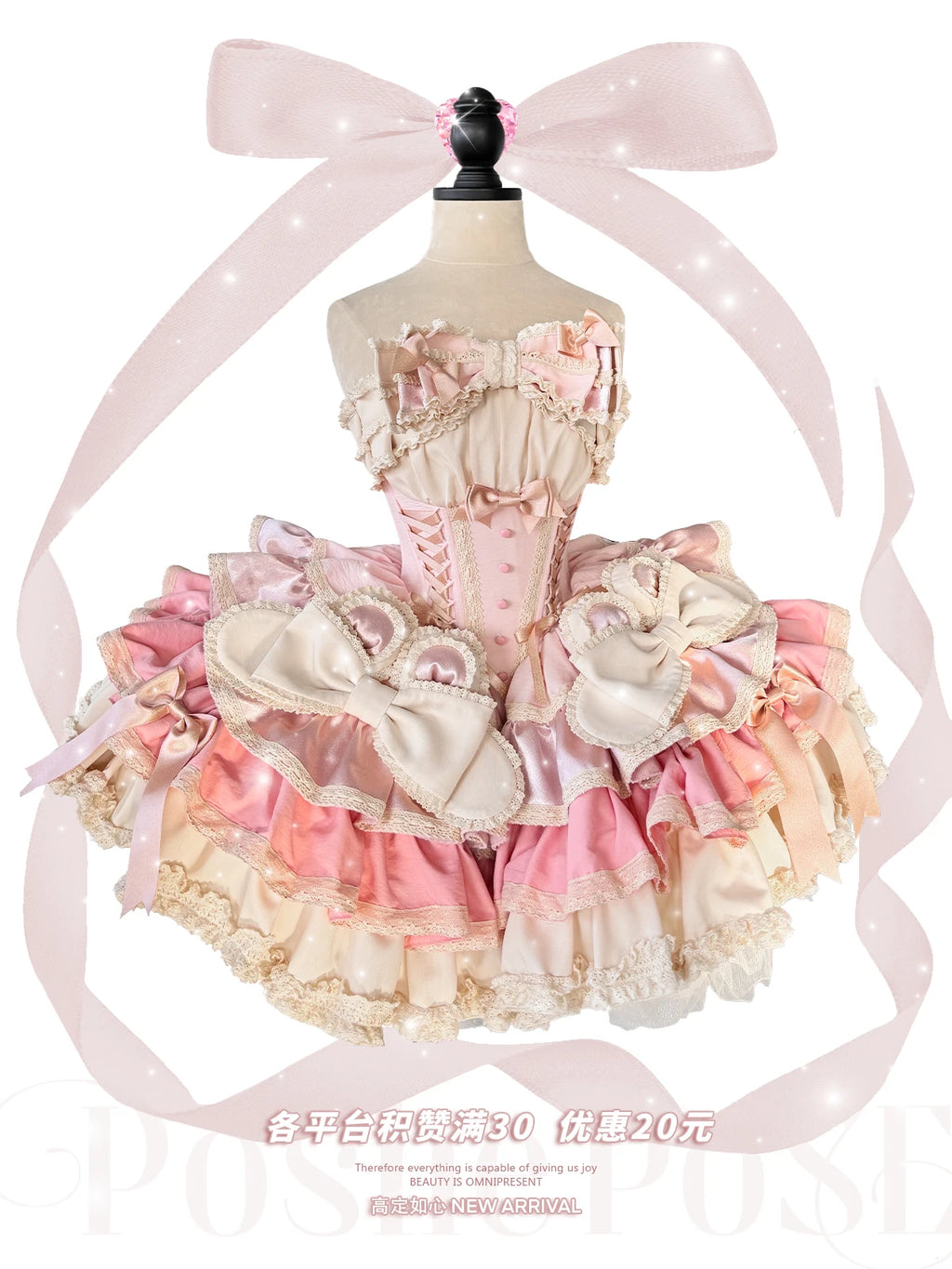 New Girls Birthday Lolita Dress 2026 Spring and Summer Women's Tube Top Satin Bowknot Slim Pettiskirt Short Mini Party Dress