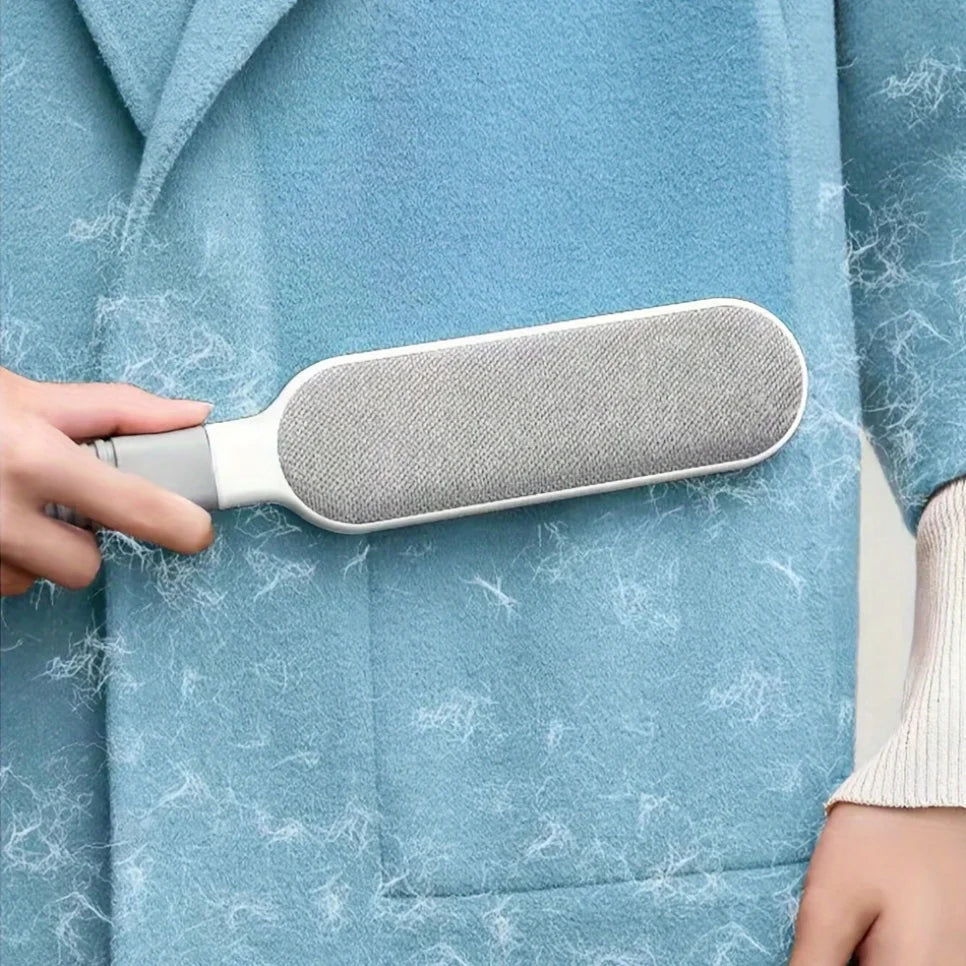 Double-Sided Pet Hair Remover, Manual Electrostatic Sticky Lint Brush, for Cat, Clothing, Sofa, Furniture,  Carpet Cleaning