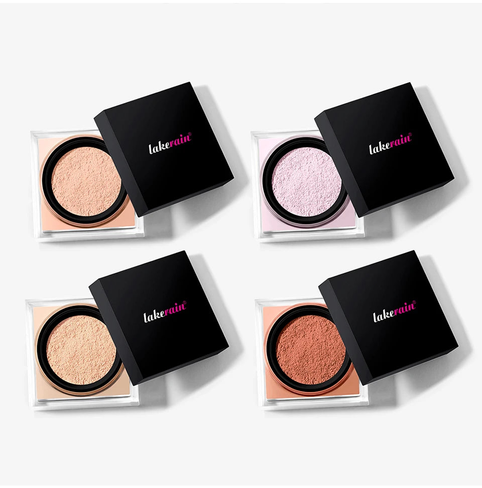 Loose Baking Setting Powder Long Lasting Oil Control Natural Face Matte Waterproof Brightening Loose Powder Makeup Cosmetics