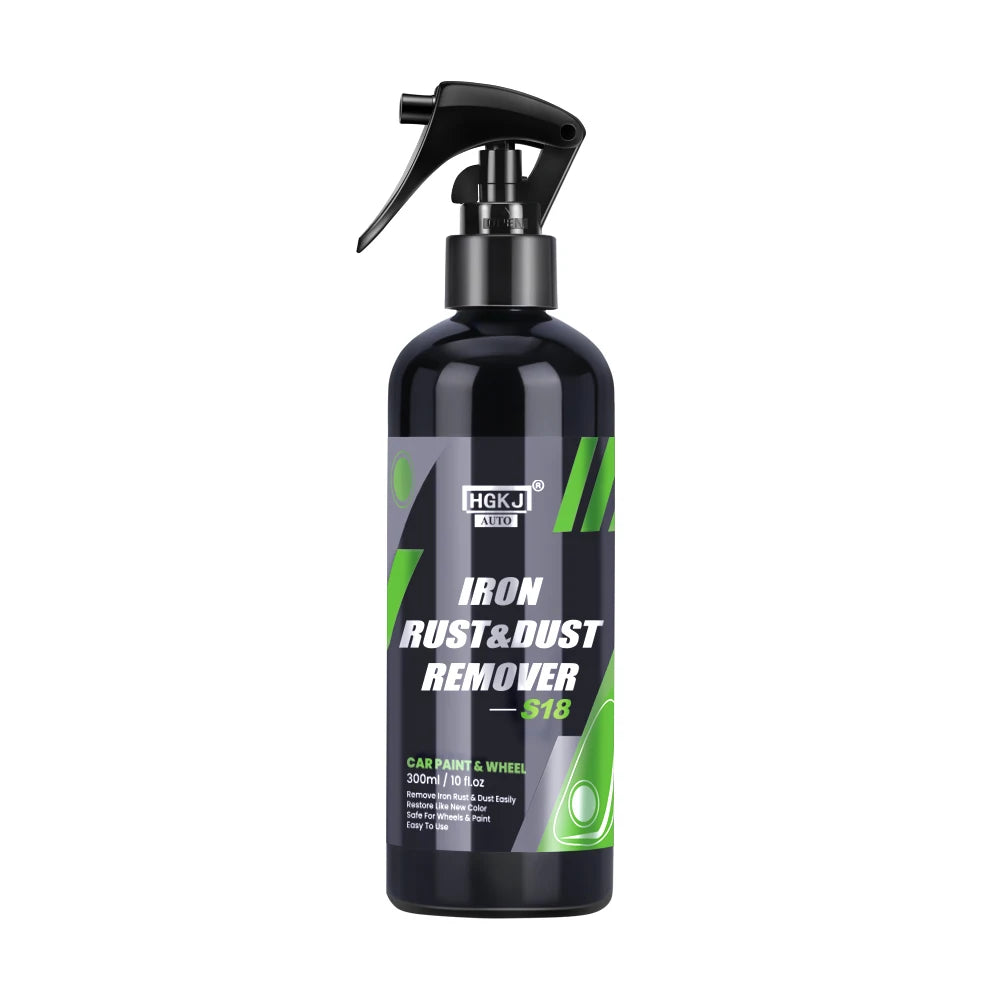 HGKJ Car Paint & Wheel Iron Particles Powder Cleaning Super Rust Dust Remover Spray Metal Surface Defender Auto Rim Cleaner
