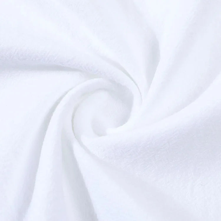 2026 New Men's Long Sleeve Casual Shirt Double Chest Pocket Button Up Shirt Soft Cotton Linen Men's Daily Work Tops