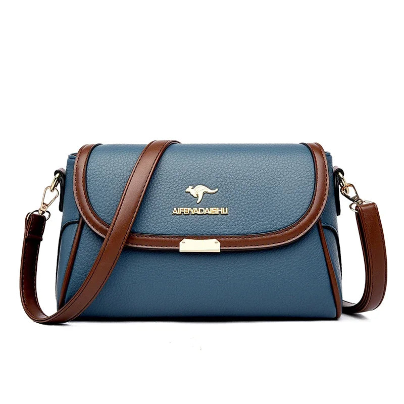 Solid Color Top Quality Leather Small Shoulder Bagsfor Women 2026 Hot Messenger Bags with StrapDesigner Crossbody Bag Sac AMain