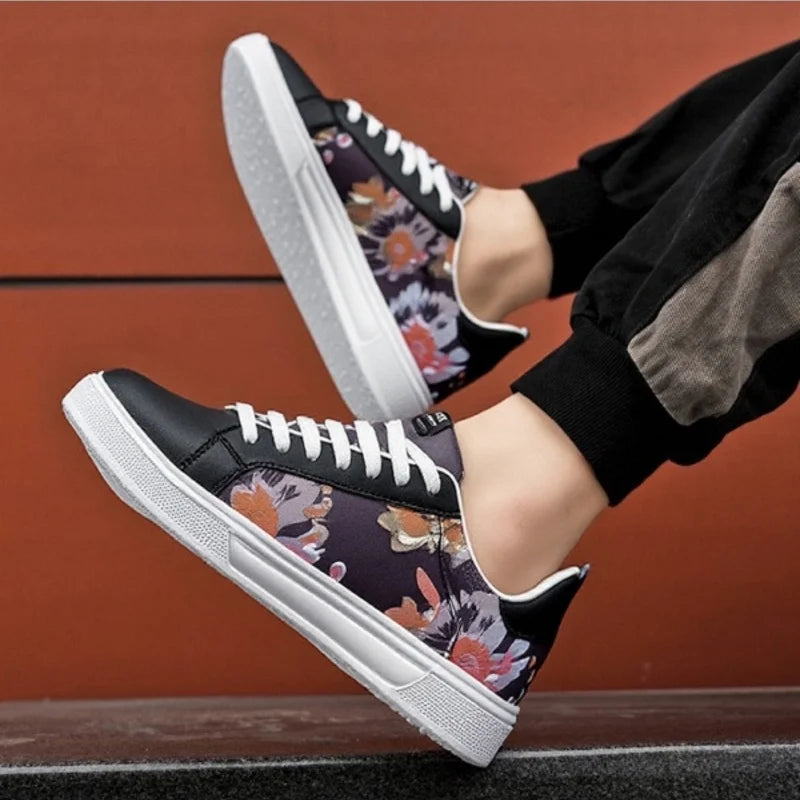 YRZL Womens Casual Sneakers Lightweight Skateboard Shoes for Men Soft Sole Comfortable Walking Shoes Unisex Fashion Sneakers