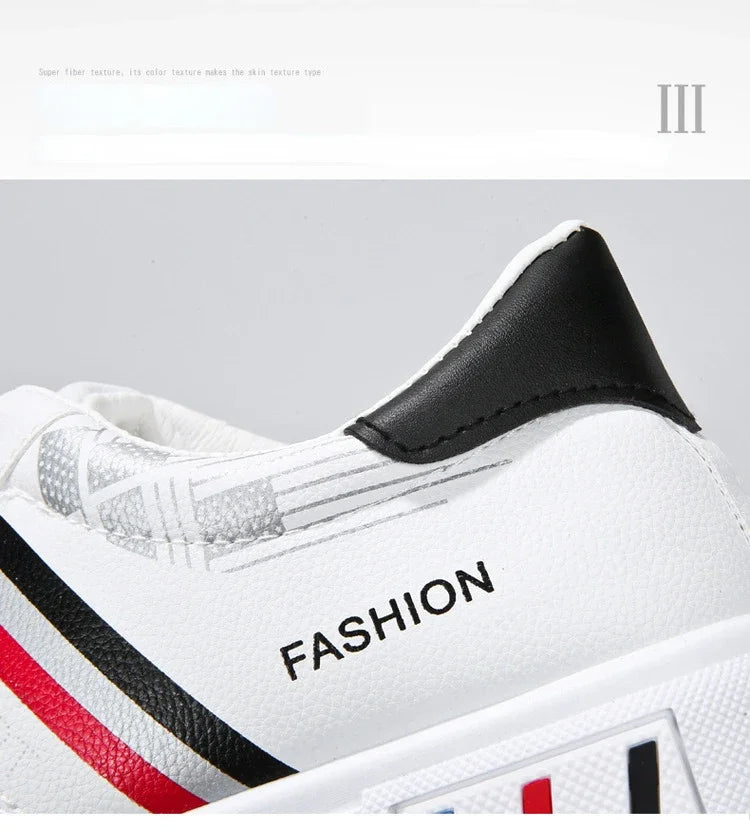 Summer Men Sneakers Casual Vulcanized Shoes Lightweight Breathable Flat White Luxury Shoes for Men Tenis Shoes Tênis Masculino