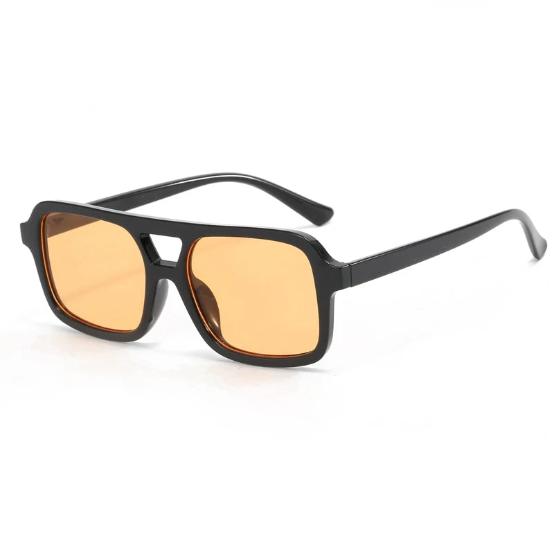 3pcs/6pcs New Parallel Bars Versatile Sun Glasses Retro Fashion Outdoor Sunglasses Riding UV Protection Eyeglasses Female