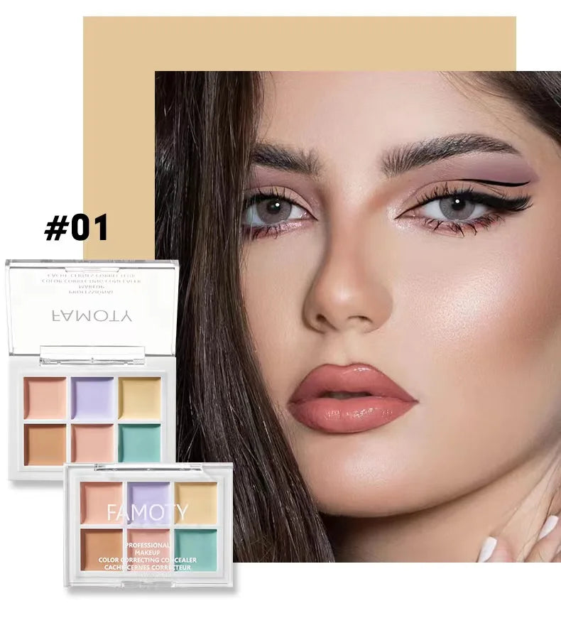Nine-tone Concealer Spotty Acne Print Dark Eye Circles Tear Gap Brightening Skin Tone Lasts Forever