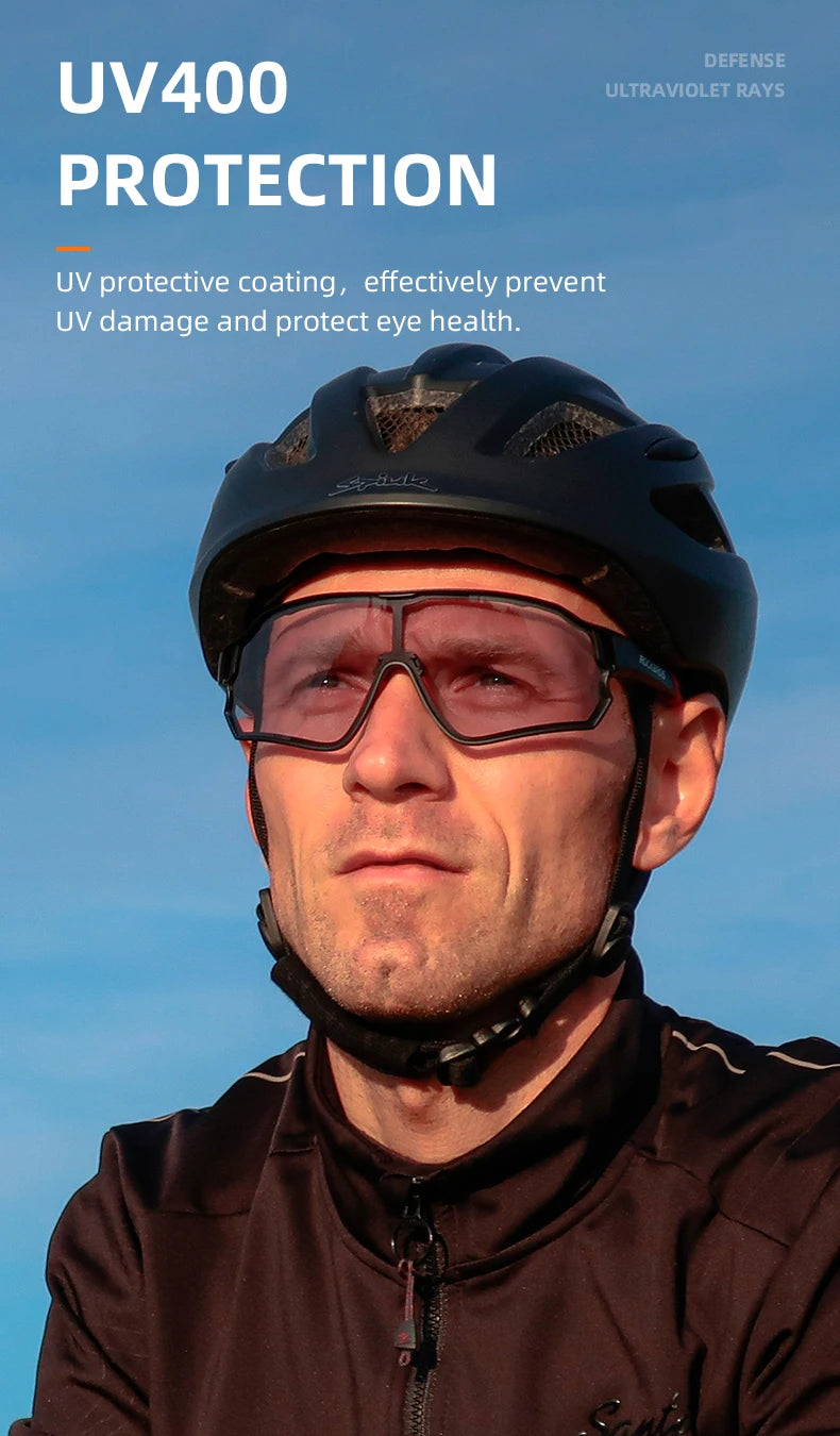 ROCKBROS Cycling Glasses Polarized UV400 Protection Bicycle Sunglasses Men Women Photochromic MTB Road Bicycle Goggles Eyewear