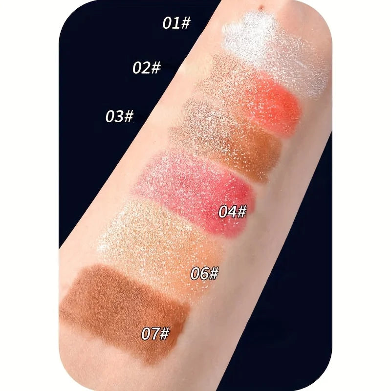 Waterproof Pearly Eyeshadow Pencil Stick 7 Colors Long Lasting Glitter Shimmer Eyeshadow Pen Eyeliner Stick Eyes Makeup Tools