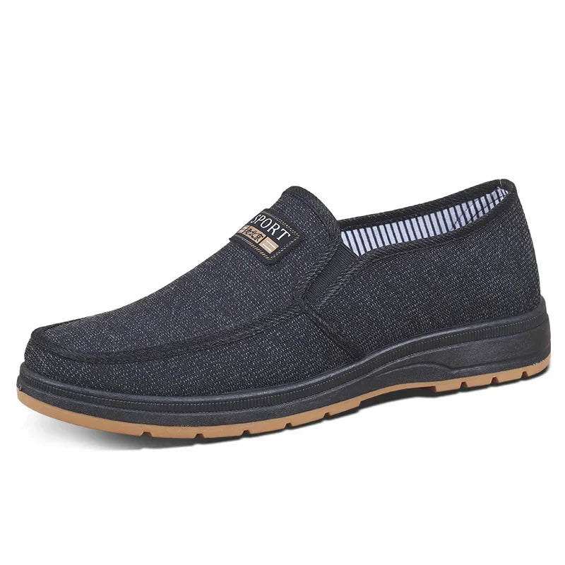 Hot selling men's sports shoes for spring and summer 2024, casual old Beijing walking shoes, breathable men's cloth shoes