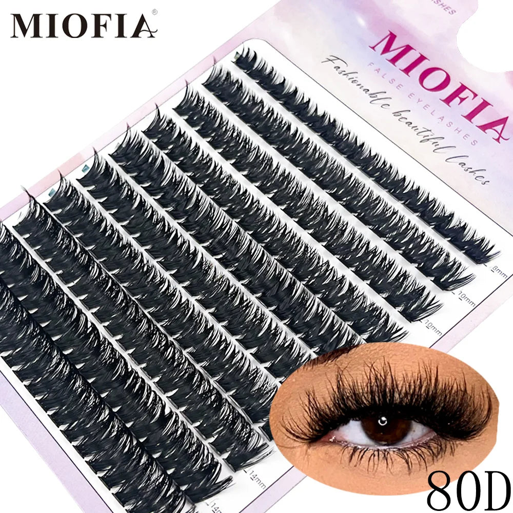 40/30/20D Cluster Eyelash Extension 1Box/60 Bundle Natural Thick Mink Lashes Russian Individual Eyelash bunches Wholesale Cilia