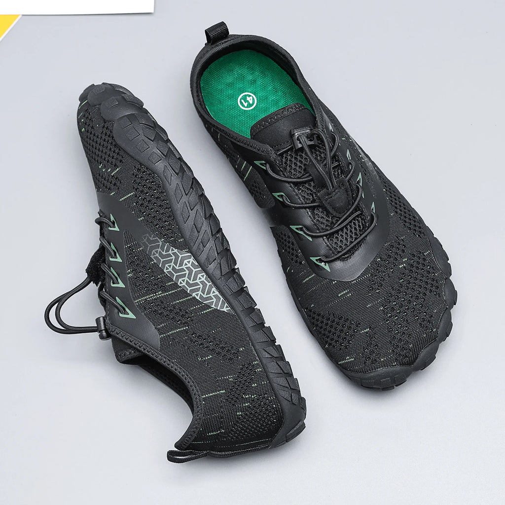 Wide Toe Zero Barefoot Shoes Mens Minimalist Water Shoes Breathable for Walking Rock Climbing Wrestling Trail Running Sneakers