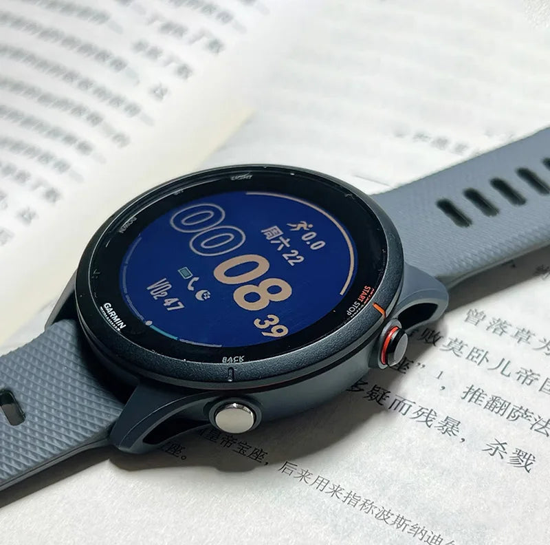 Garmin Forerunner 255 Garmin watch Garmin Sports Smartwatch 46mm 1.3'' Color Screen 14 Days Battery Life 4GB RAM NFC Bluetooth Wifi 5ATM Waterproof
