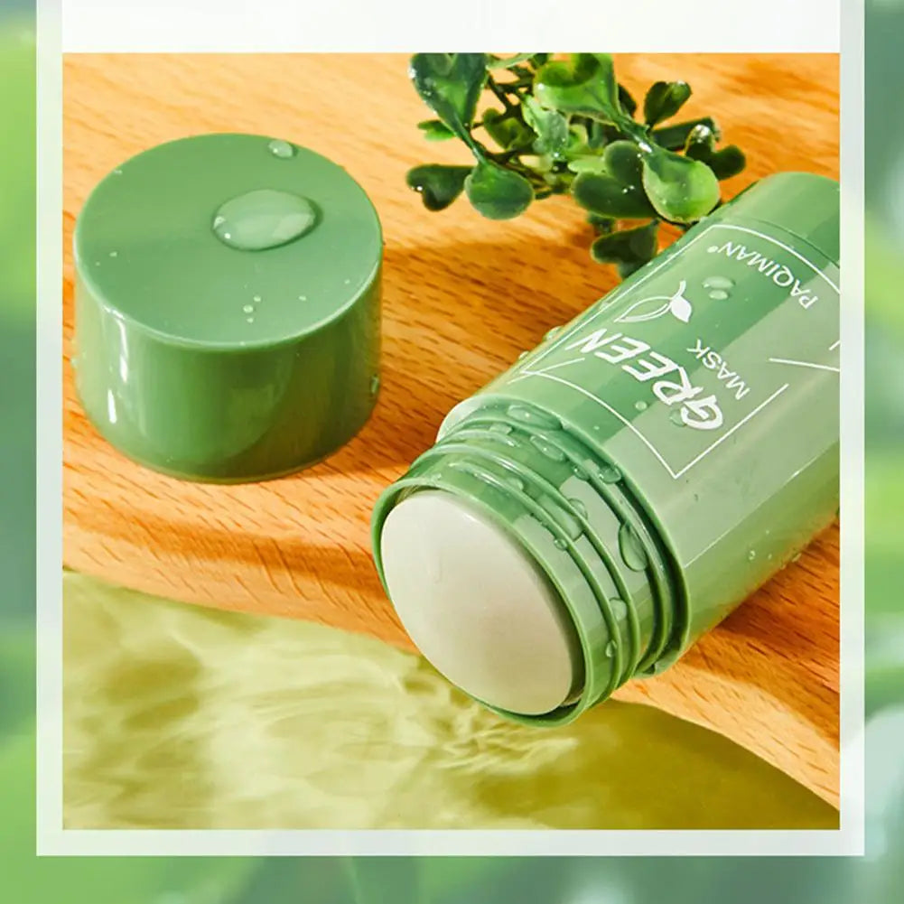 Green Tea Mask Face Clean Green Tea Cleansing Deep Moisturizing Shrink Pores Blackhead Acne Facial Korean Skin Care