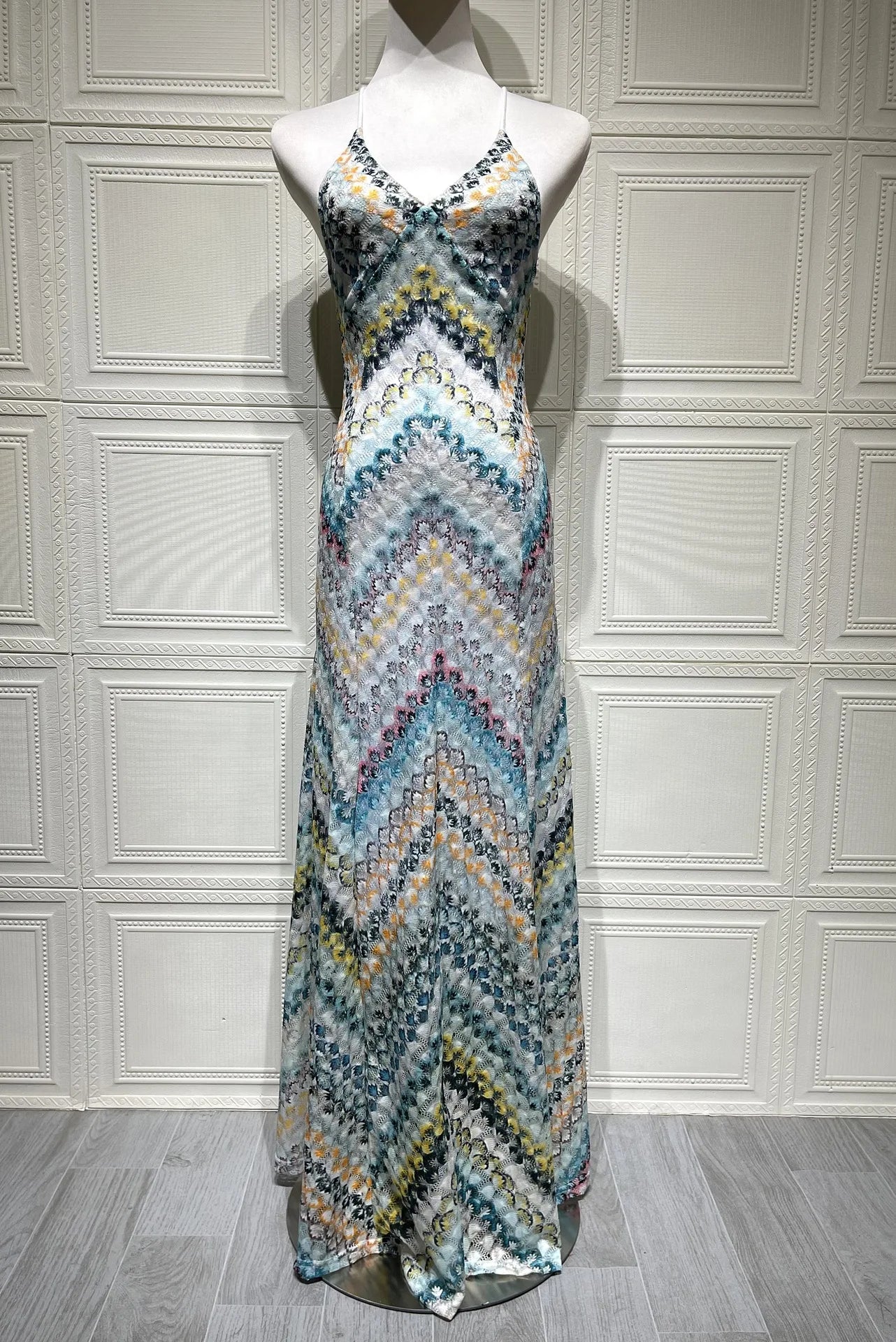 2026 New Style Dress Patchwork Long Gown Sexy Strap Dress Handmade Crochet Chic Woman 2025 Summer Dress Robe Vestido Women