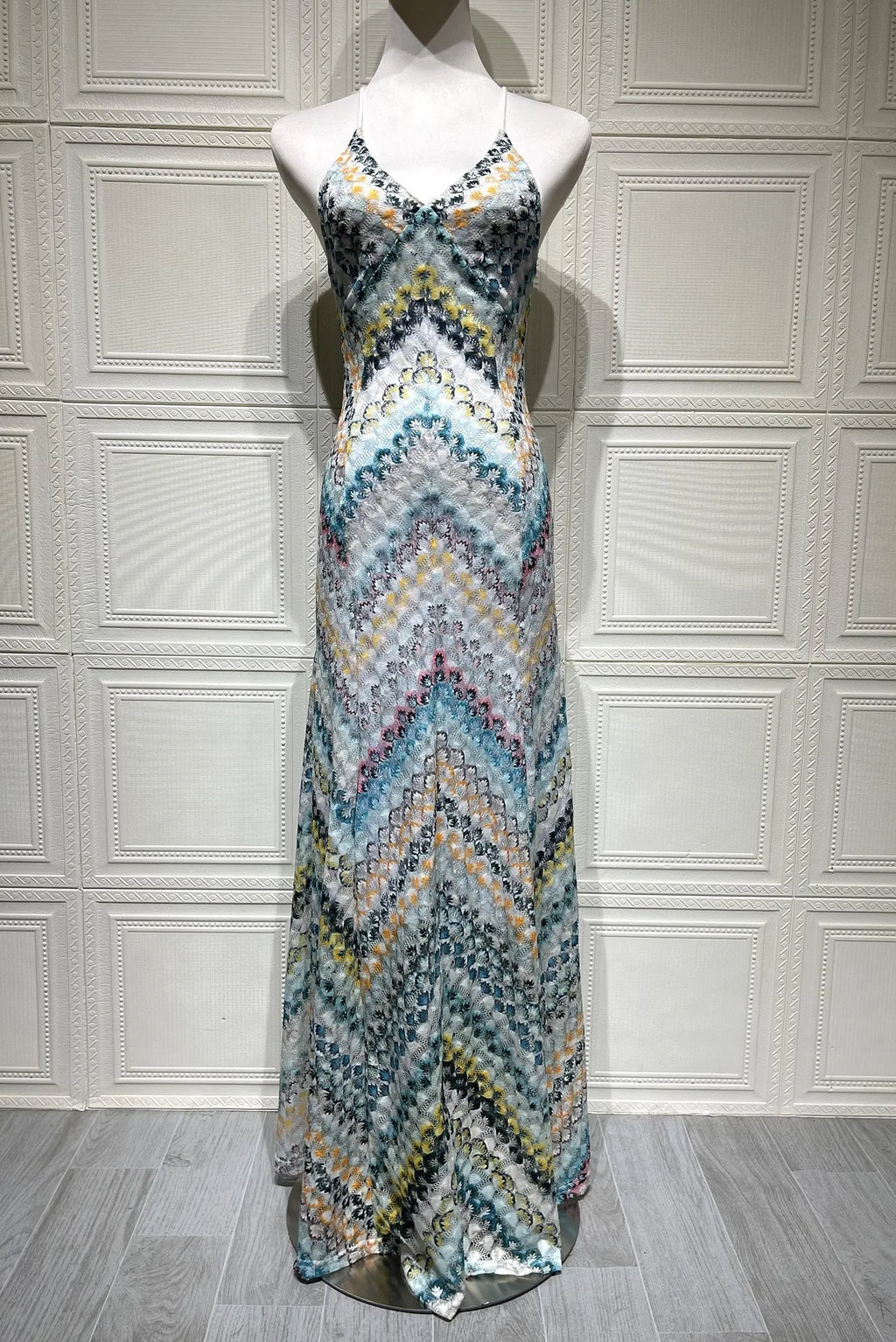 2026 New Style Dress Patchwork Long Gown Sexy Strap Dress Handmade Crochet Chic Woman 2025 Summer Dress Robe Vestido Women