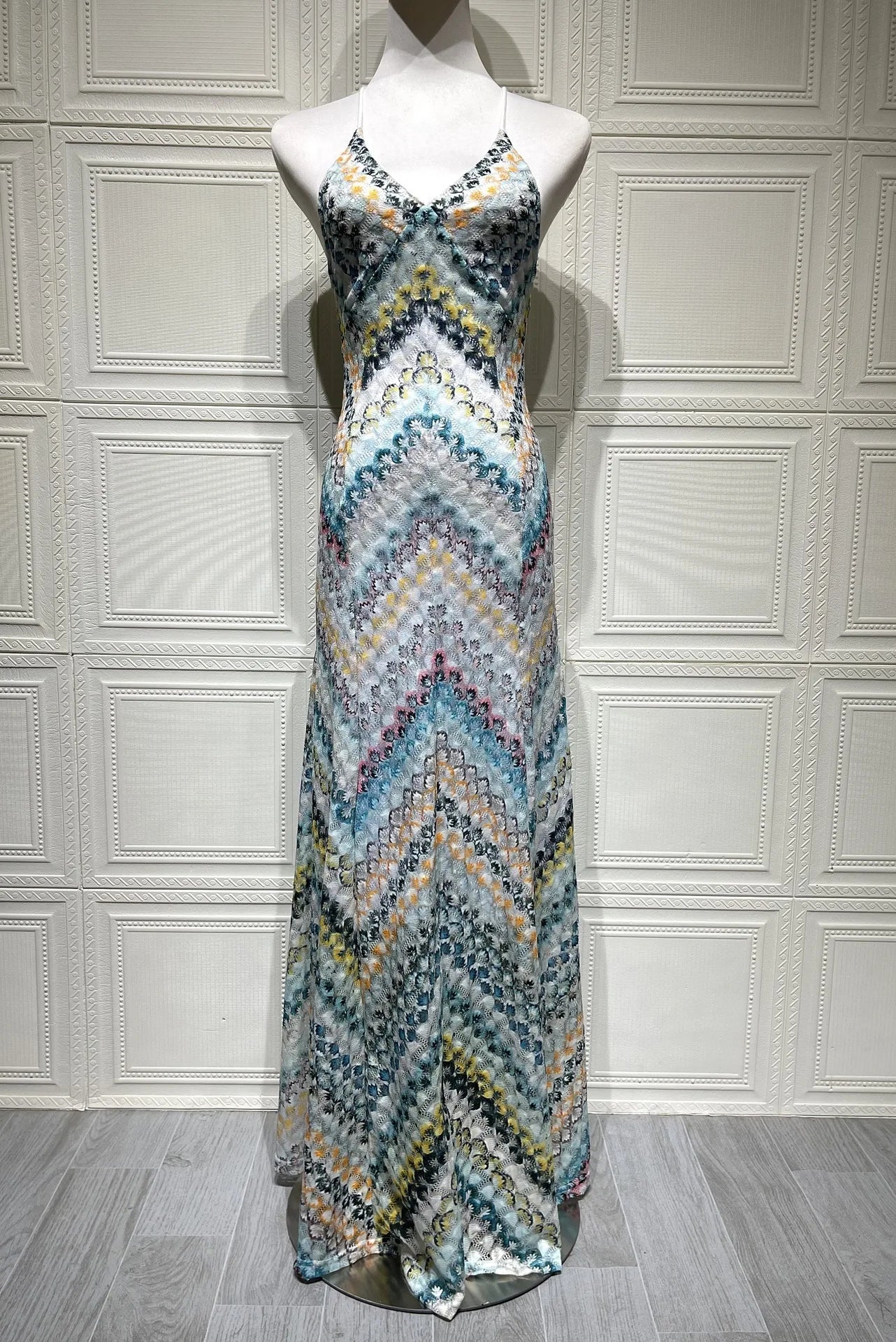 2026 New Style Dress Patchwork Long Gown Sexy Strap Dress Handmade Crochet Chic Woman 2025 Summer Dress Robe Vestido Women