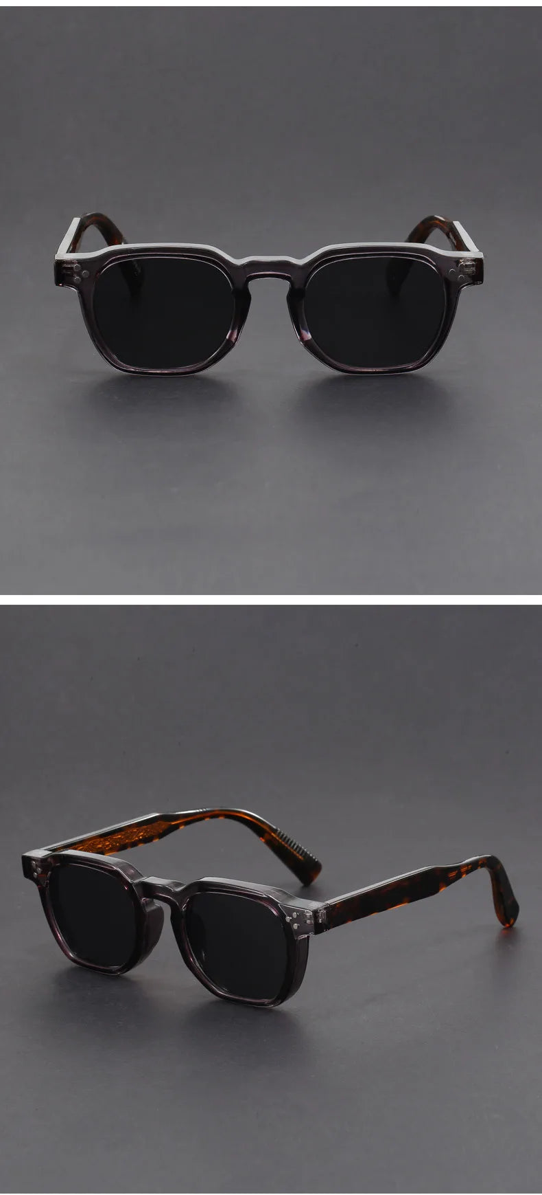 Boho Retro Polarized Sunglasses for Men Frame Polygonal Women's Sunglasses Outdoor High Quality Travel Glasses
