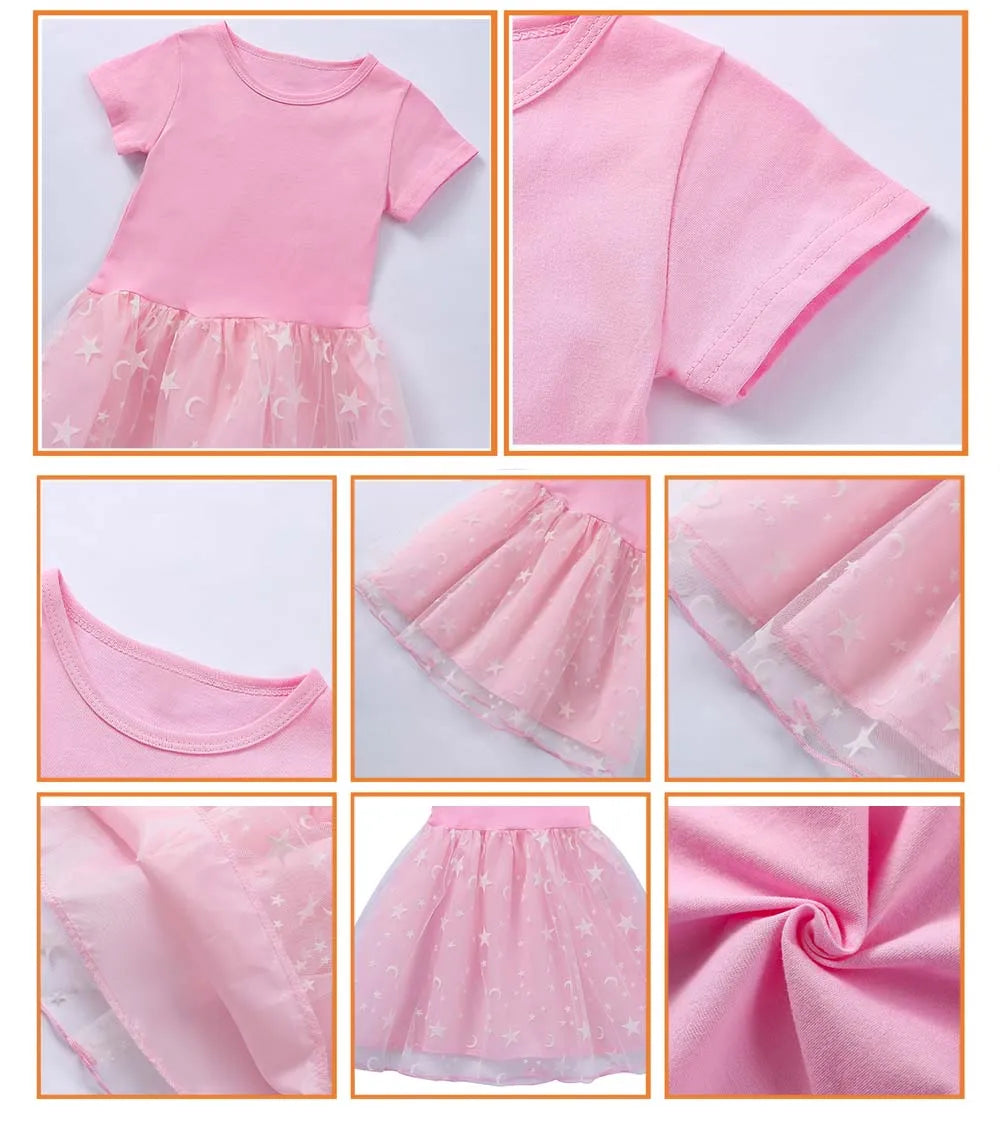 Rainbow Capybara Party Dress for Baby Girl Wedding Dress Our Beloved Baby Fashion for Babies Checkered Children Dresses Coming