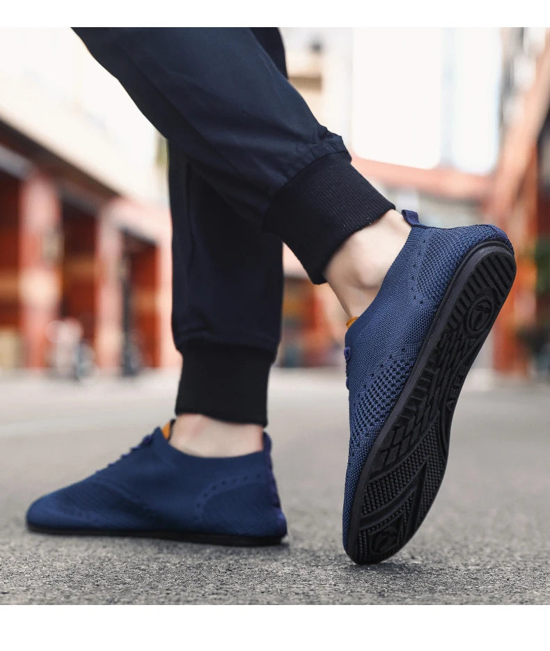 YRZL Men's Shoes Breathable Casual Driving Shoes Indoor Outdoor Men Shoes Loafers Lightweight Comfortable Soft Sole Walking Shoe