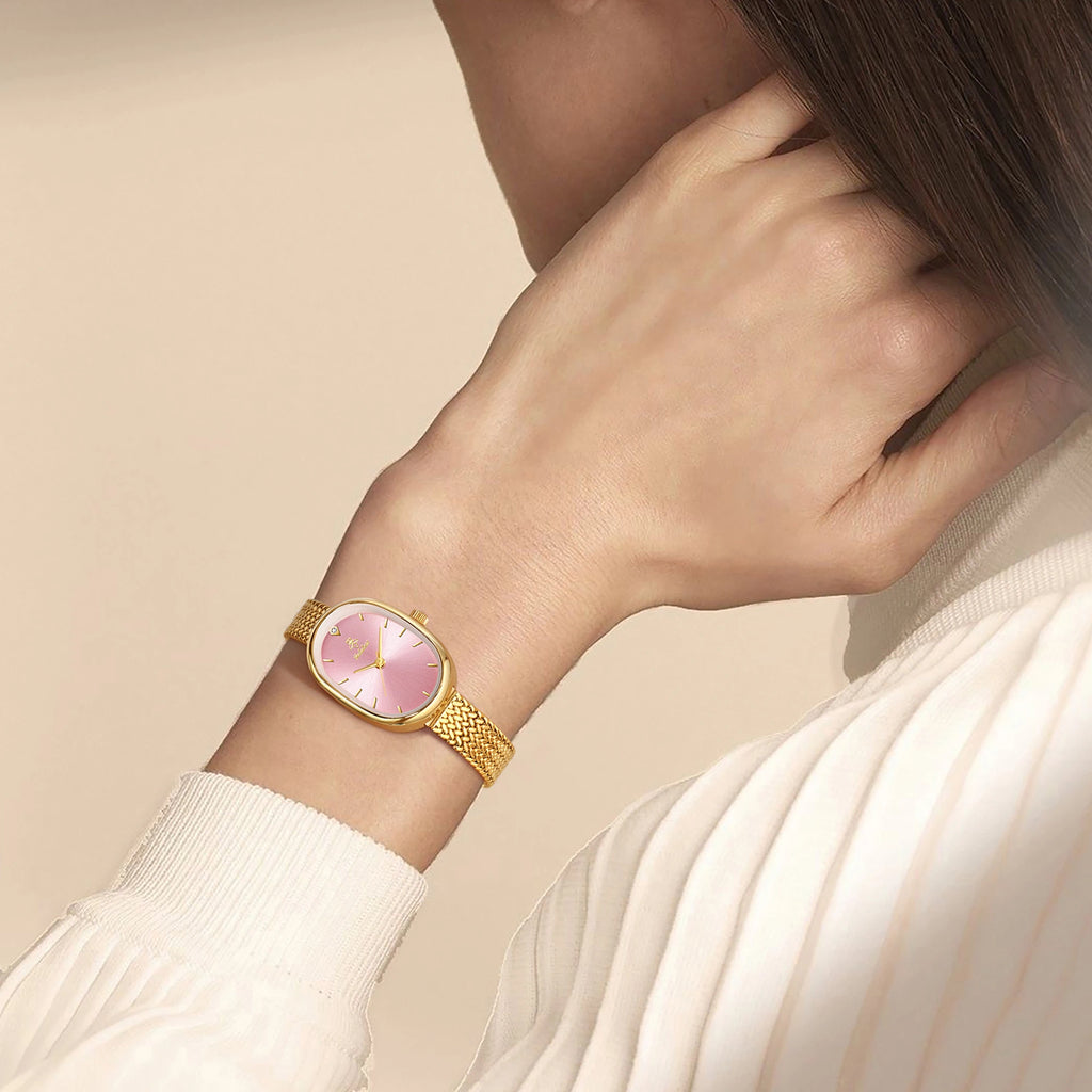 YaLaLuSi Brand Fashionable Women's Waterproof Quartz Bracelet Watch: Minimalist Design for Girls reloj mujer watch for ladies