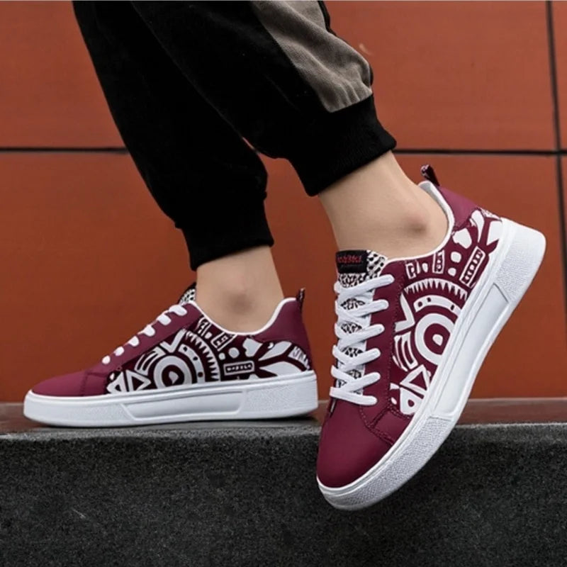 YRZL Womens Casual Sneakers Lightweight Skateboard Shoes for Men Soft Sole Comfortable Walking Shoes Unisex Fashion Sneakers