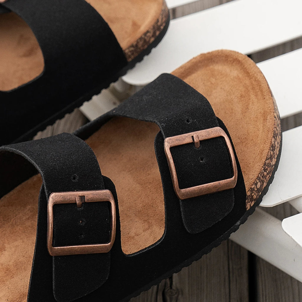 Men's Fashionable Slippers for Man Women Home Outdoor Waterproof Non-Slip Slip-On Versatile Romen Sandals Shoes Size39-46